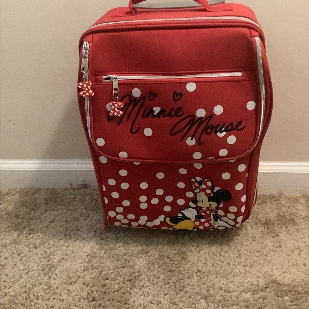 AUTHENTIC DISNEY MINNY MOUS LUGGAGE